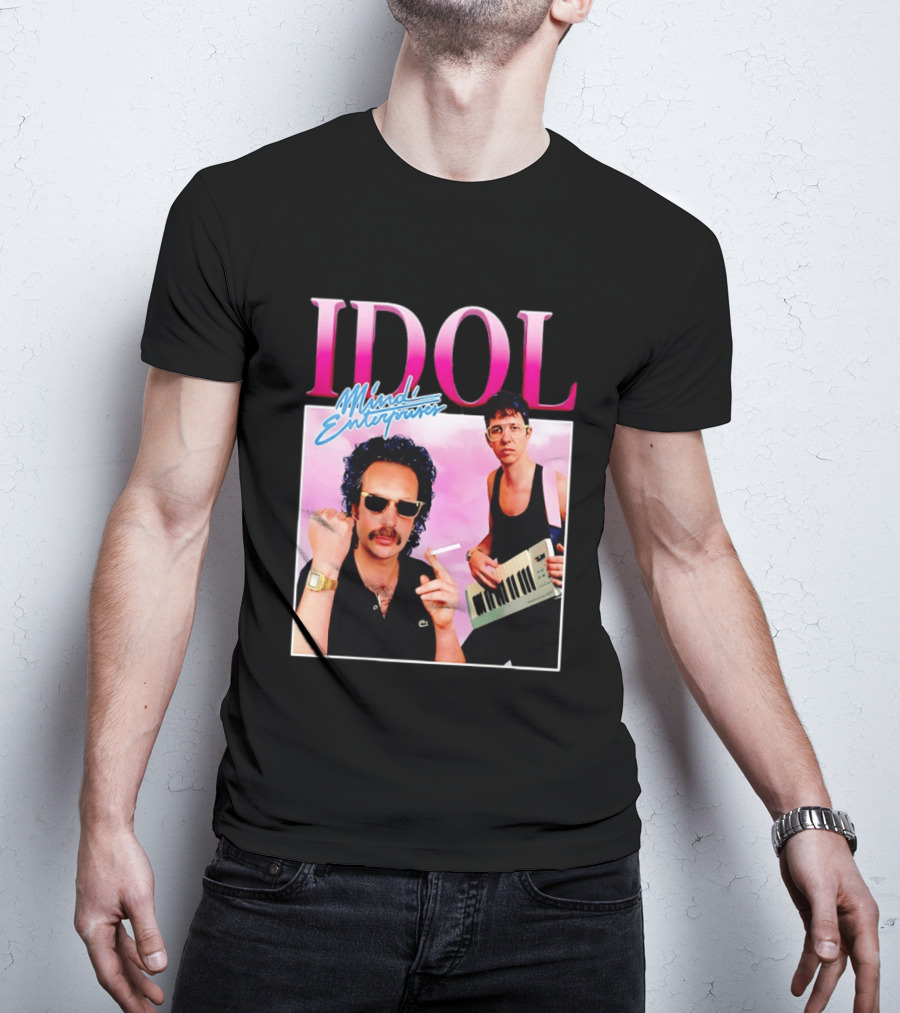 IDOL Mindi Enterprises Band Photo Retro 80s T-Shirt