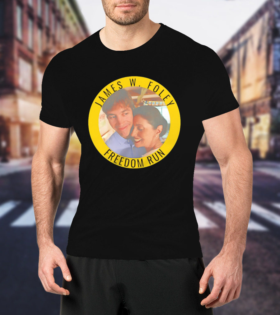 James W Foley Freedom Run Memorial Charity Event T-Shirt