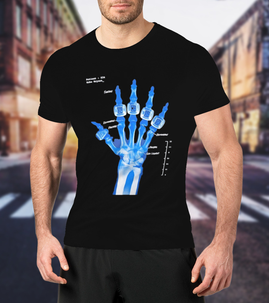 Kobe Bryant Patient No 24 X Ray Rings Lakers T-Shirt