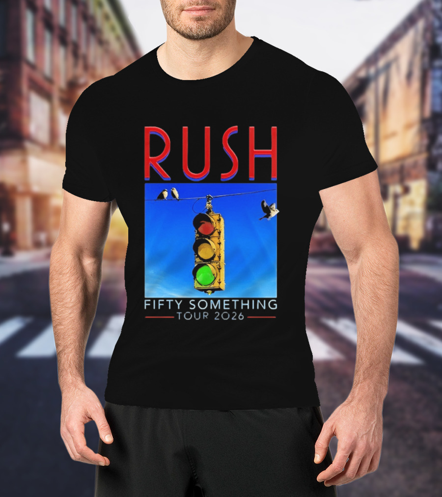 Rush Fifty Something Tour 2026 Traffic Light T-Shirt
