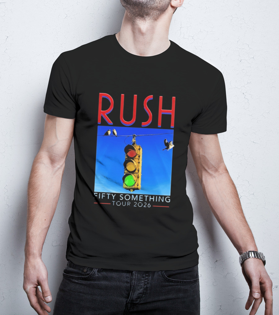 Rush Fifty Something Tour 2026 Traffic Light T-Shirt