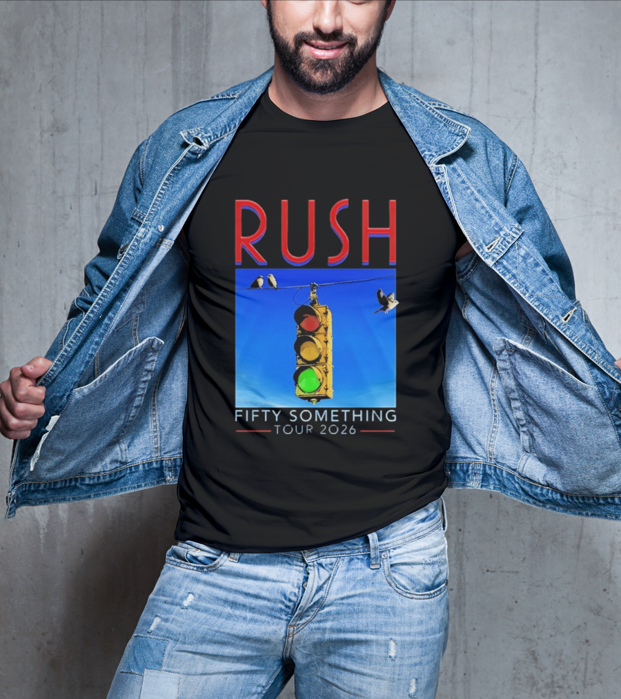 Rush Fifty Something Tour 2026 Traffic Light T-Shirt