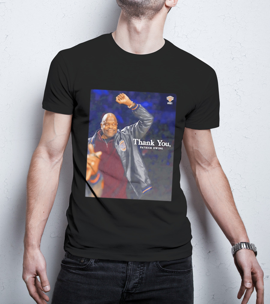 Thank You Patrick Ewing New York Knicks NBA Legends T-Shirt