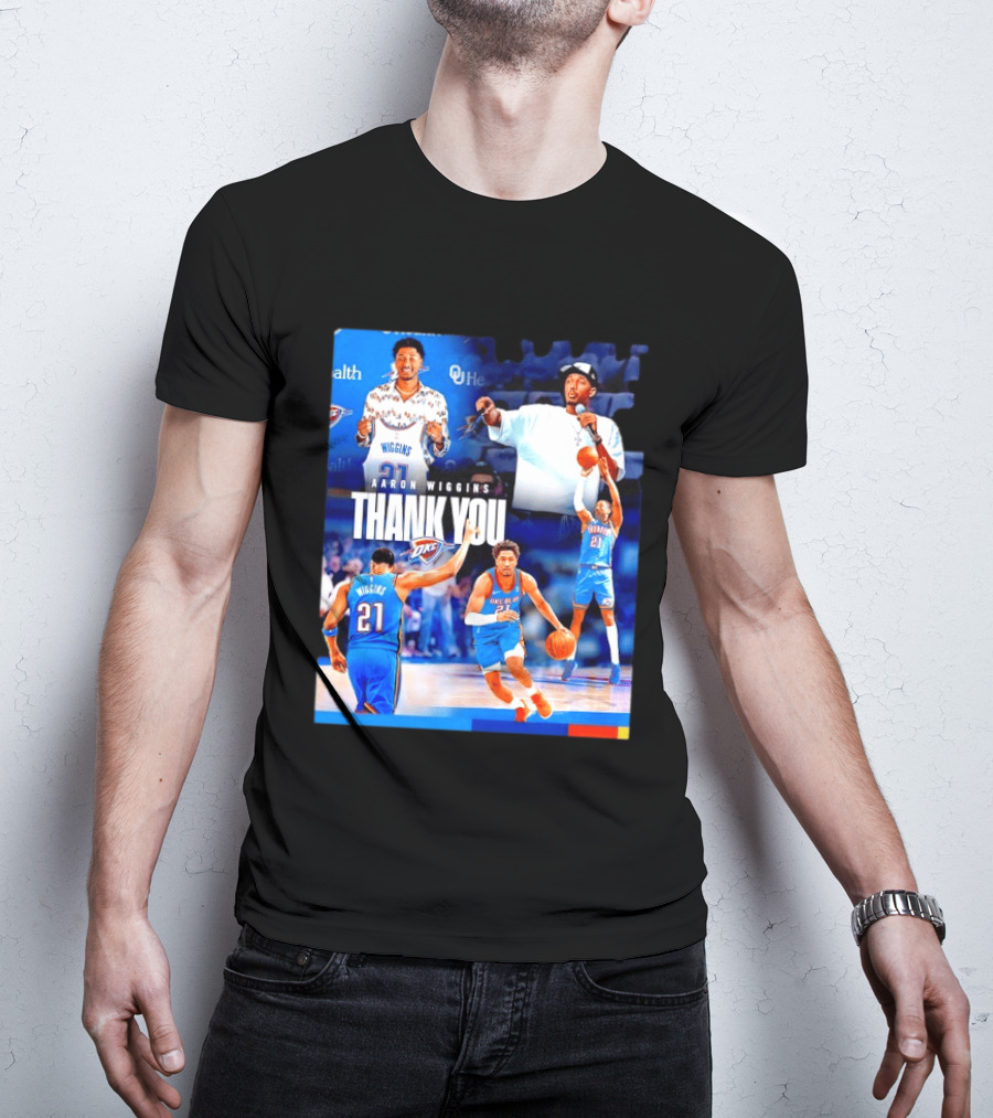 Aaron Wiggins Oklahoma City Thunder Thank You T-Shirt