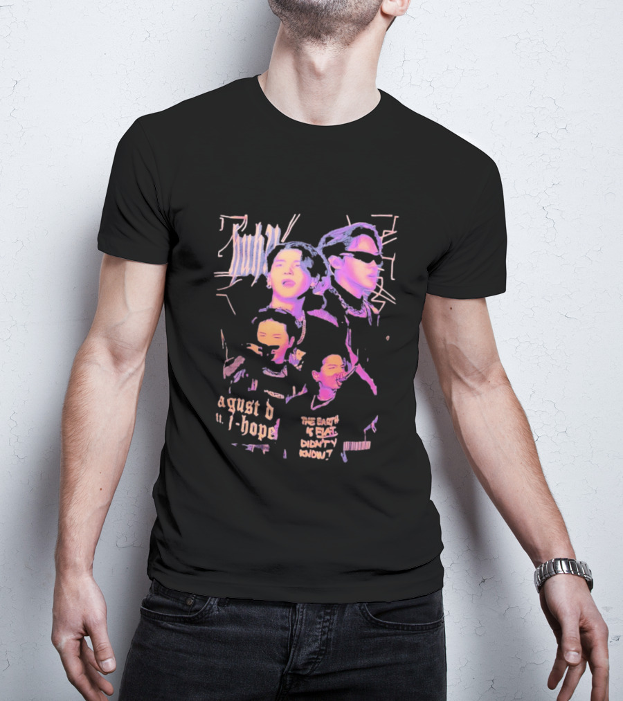 Agust D Ft J Hope Huh Bootleg BTS T-Shirt