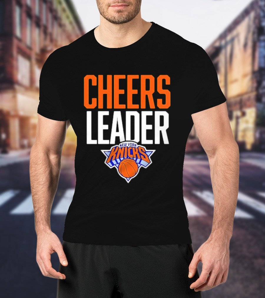 Cheers Leader New York Knicks NBA Basketball T-Shirt