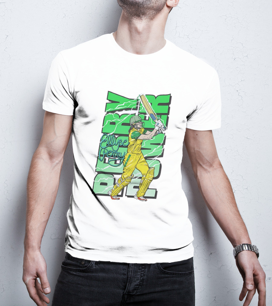 Ellyse Perry Australian Power Cricket Player Australia T-Shirt