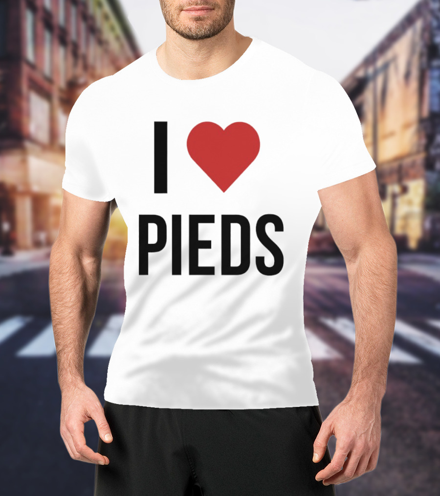 I Heart Pieds T-Shirt
