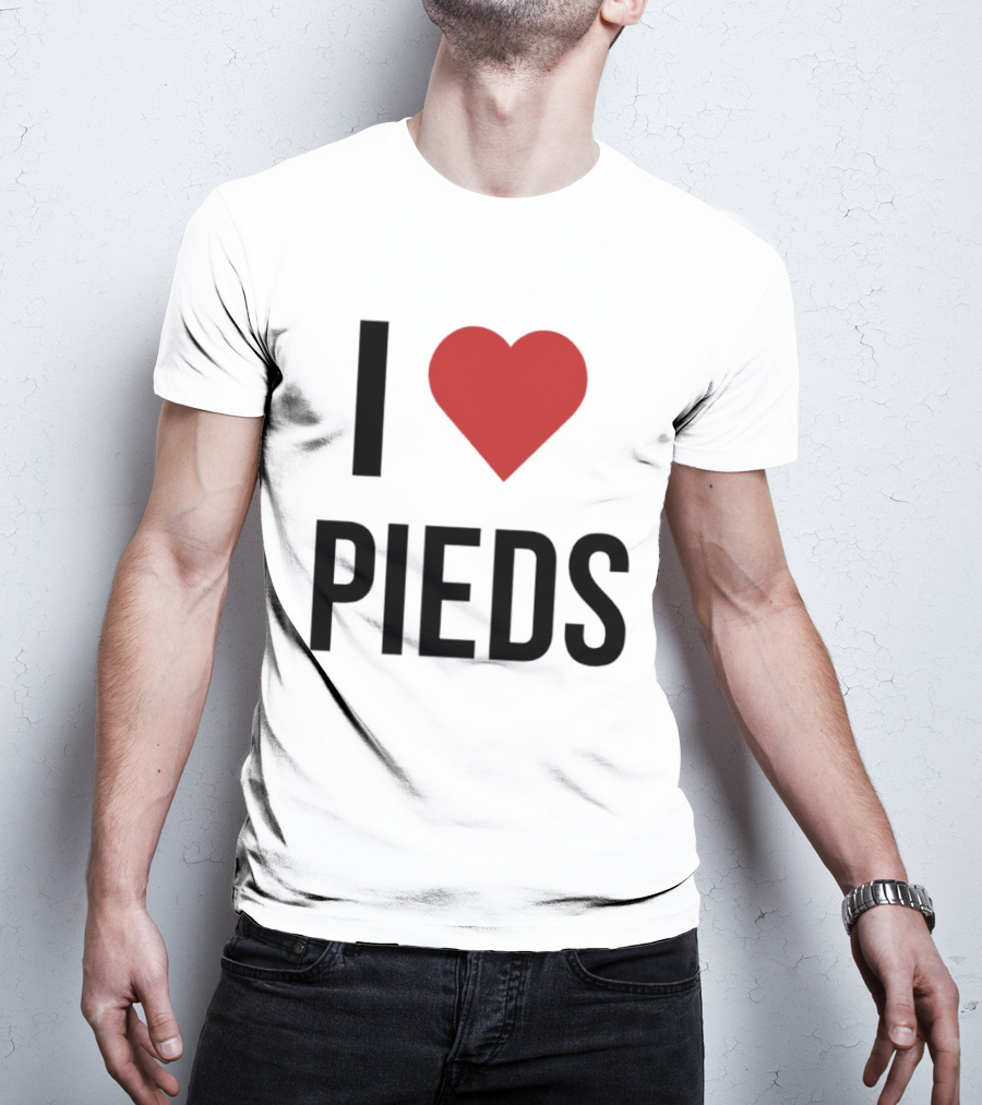 I Heart Pieds T-Shirt