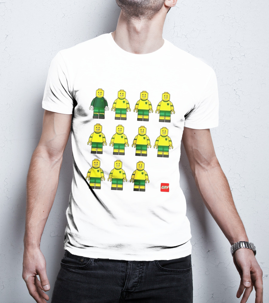 Norwich City F.C. Lego Minifigures Team Formation T-Shirt
