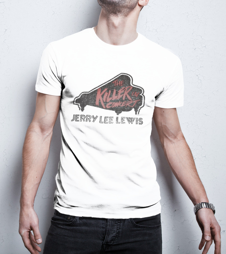 The Killer In Concert Jerry Lee Lewis Piano T-Shirt