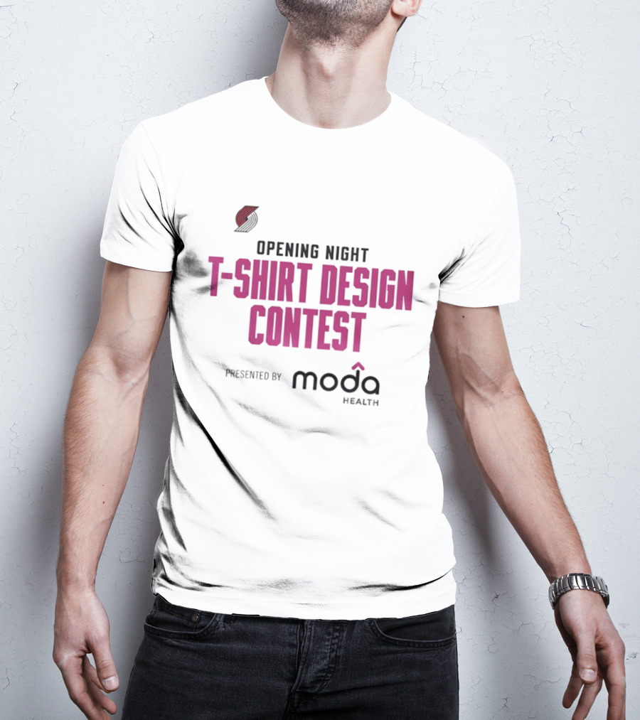 Portland Trail Blazers Opening Night Contest Moda Health T-Shirt