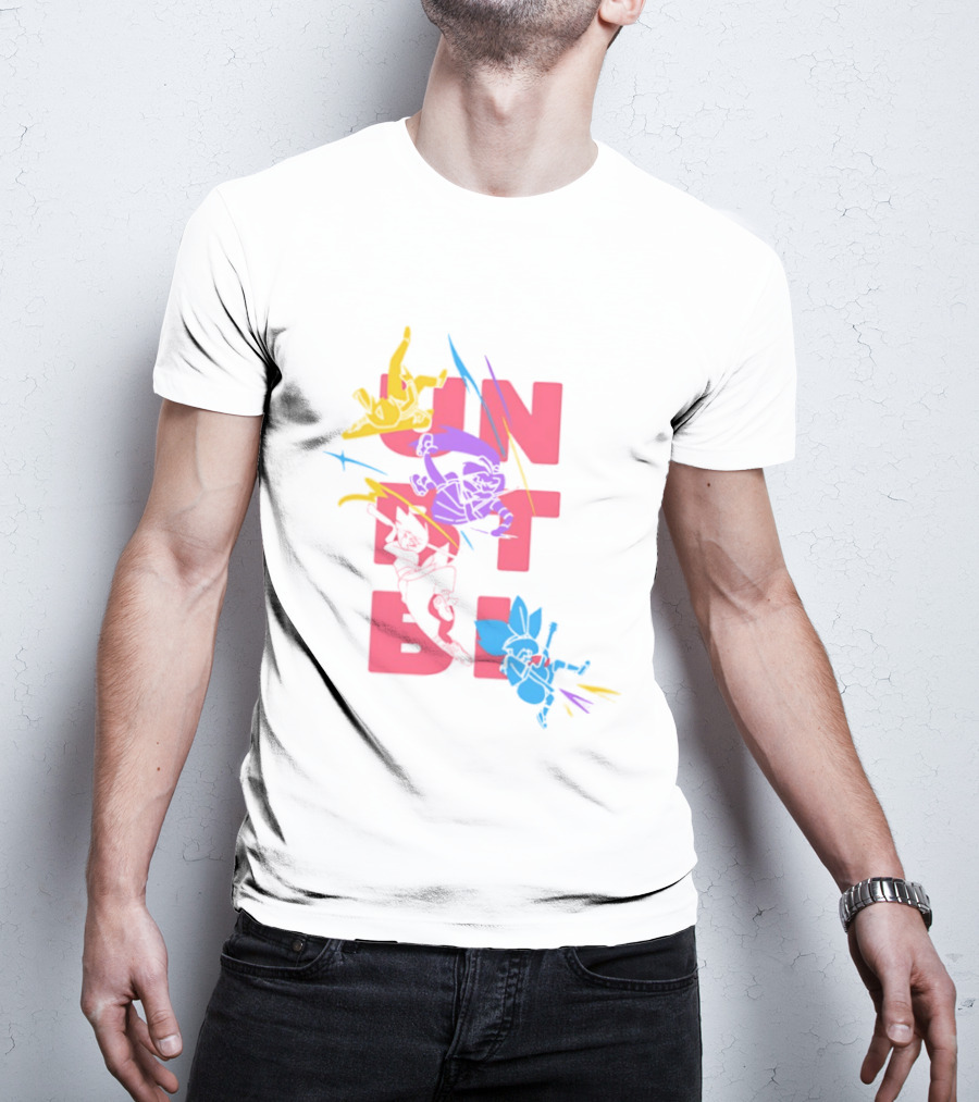 Unbeatable Anime Collage Manga Colorful T-Shirt