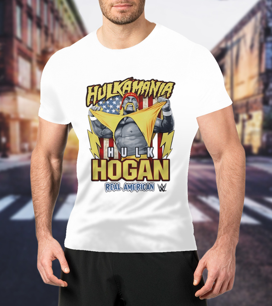 Hulkamania Hulk Hogan Real American WWE Legend T-Shirt