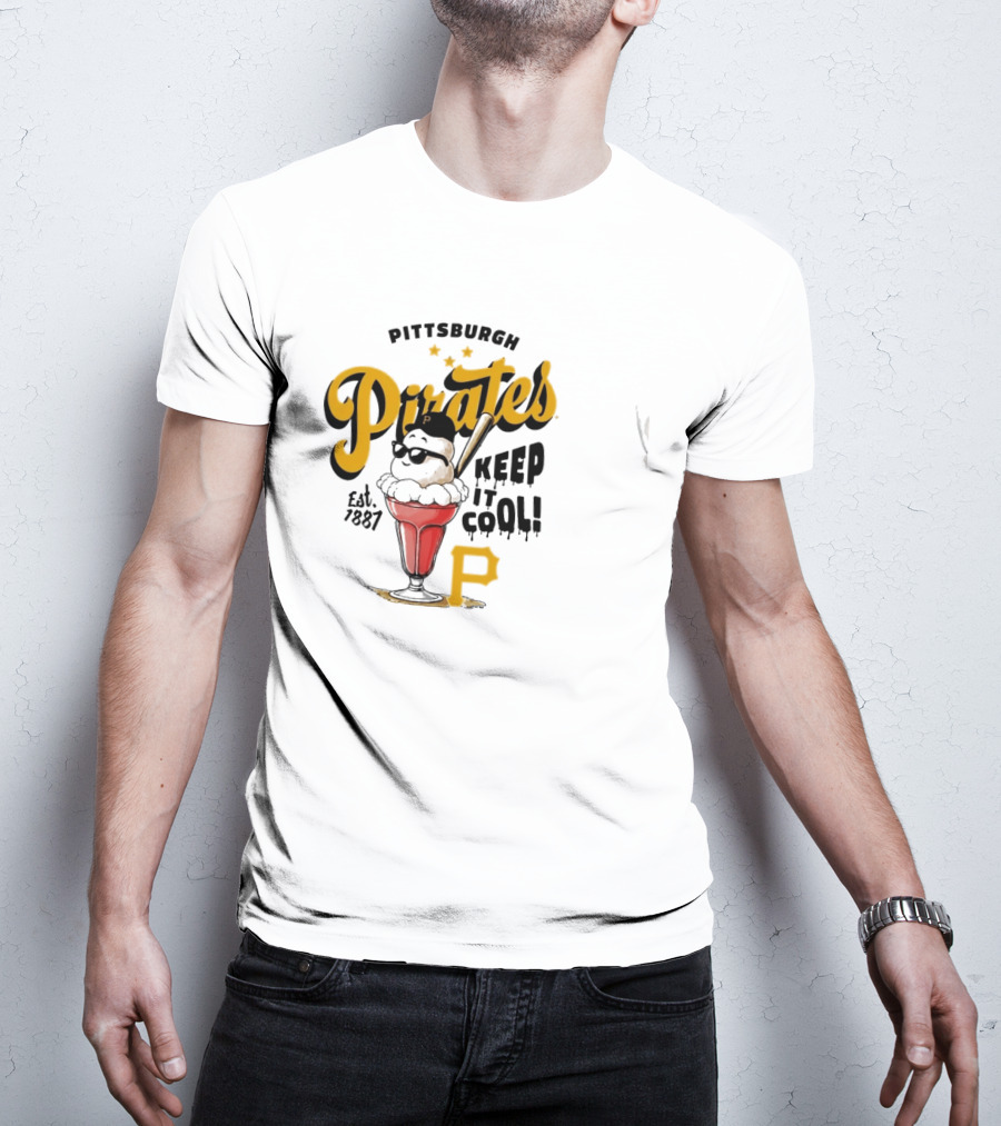 Pittsburgh Pirates Keep It Cool Est 1887 Ice Cream Sundae T-Shirt