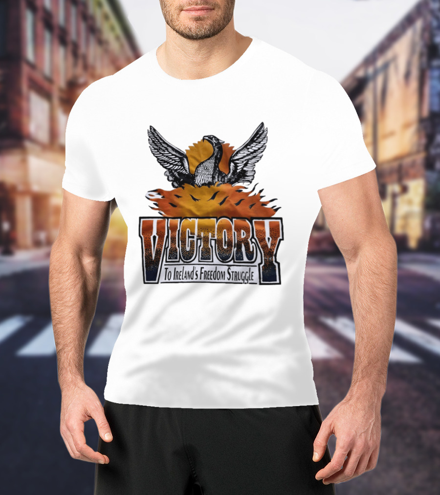 Victory Ireland Freedom Struggle Phoenix Wings Rising T-Shirt