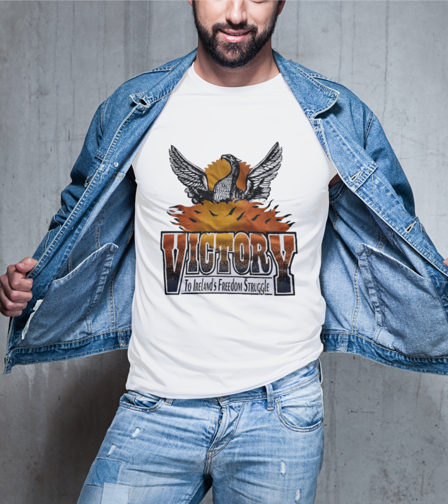 Victory Ireland Freedom Struggle Phoenix Wings Rising T-Shirt