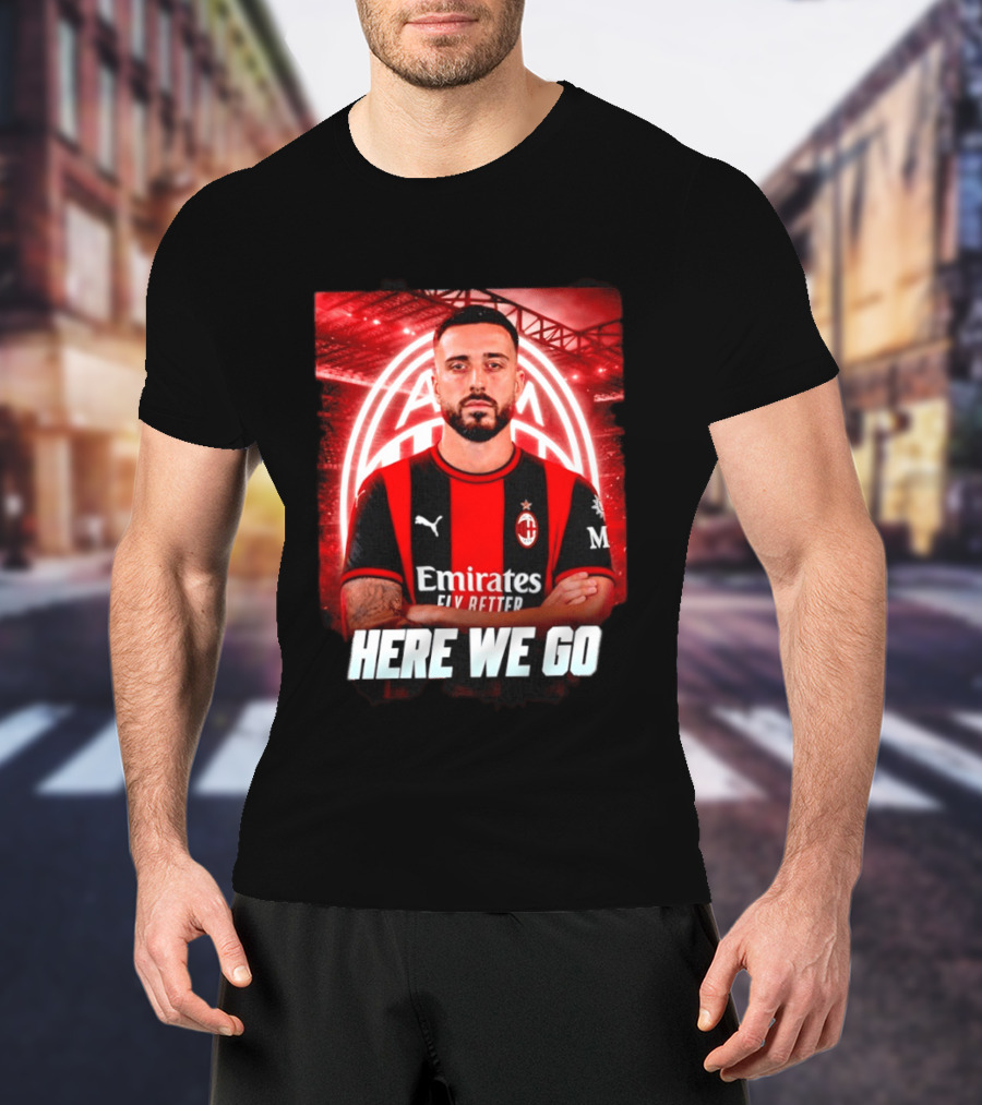 AC Milan Sign Mario Gila From Lazio Here We Go Soccer Transfer News T-Shirt