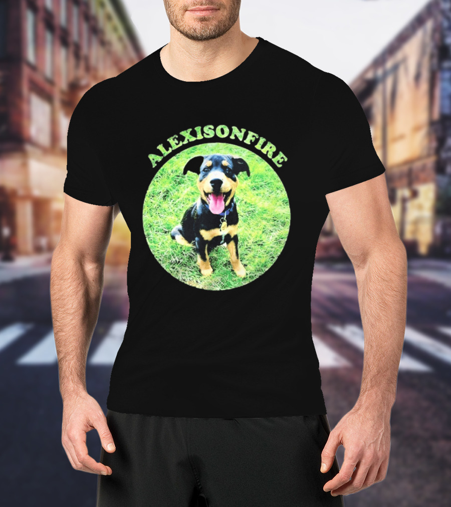 Alexisonfire Pupper Dog On Grass T-Shirt