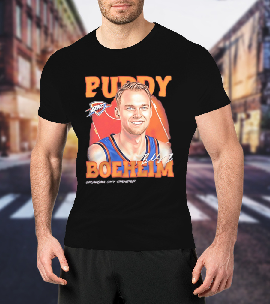 Buddy Boeheim Oklahoma City Thunder OKC Basketball BCS B Airbrush T-Shirt
