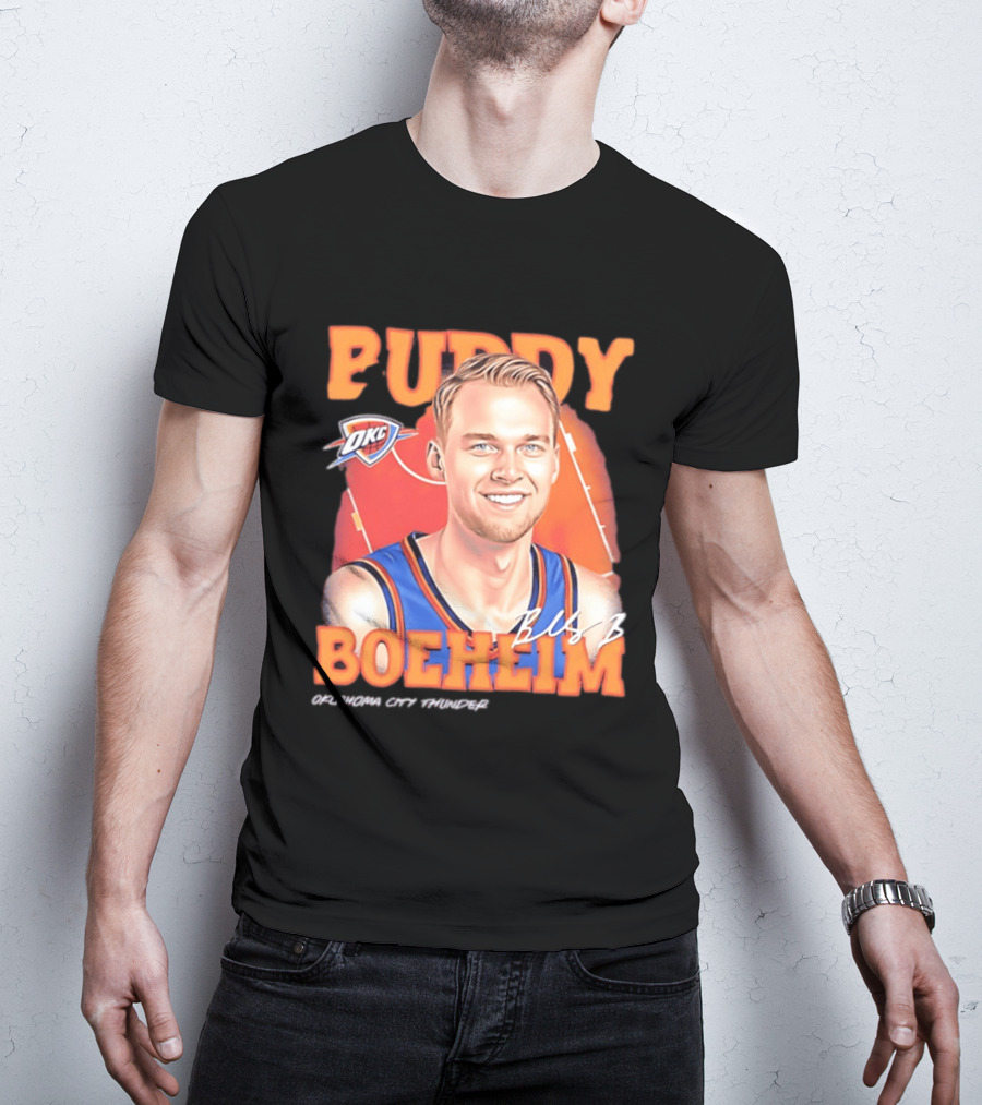 Buddy Boeheim Oklahoma City Thunder OKC Basketball BCS B Airbrush T-Shirt