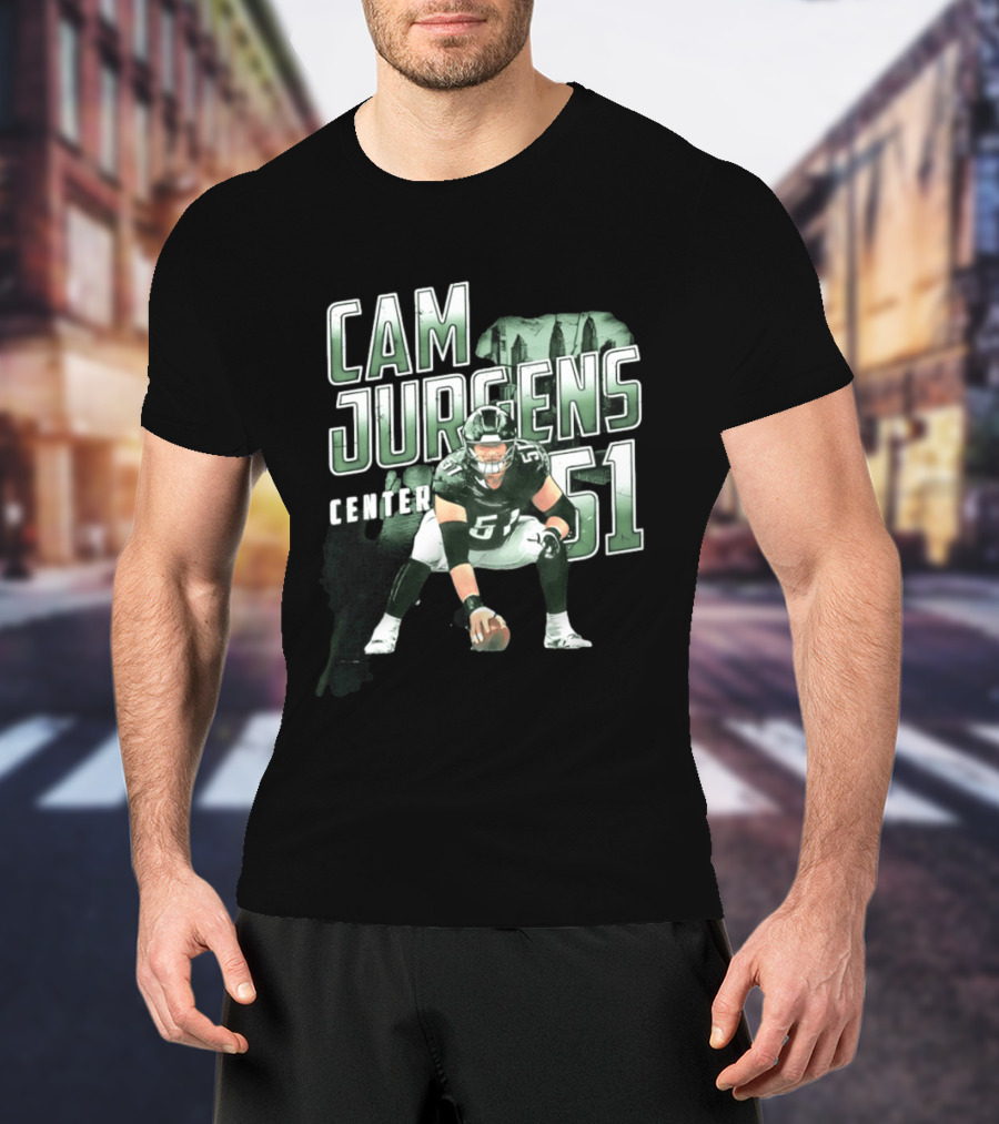 Cam Jurgens Philadelphia Eagles Center 51 Player Jersey NFL Team Fan T-Shirt