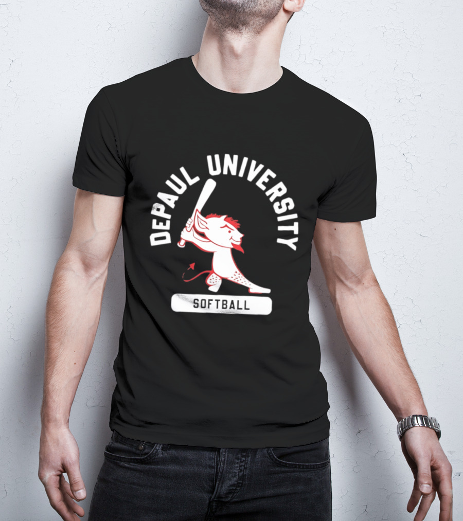 DePaul University Blue Demons Billy Softball T-Shirt