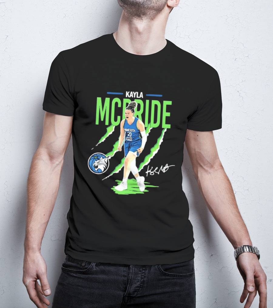 Kayla McBride Minnesota Lynx Mayo Clinic 21 Basketball T-Shirt