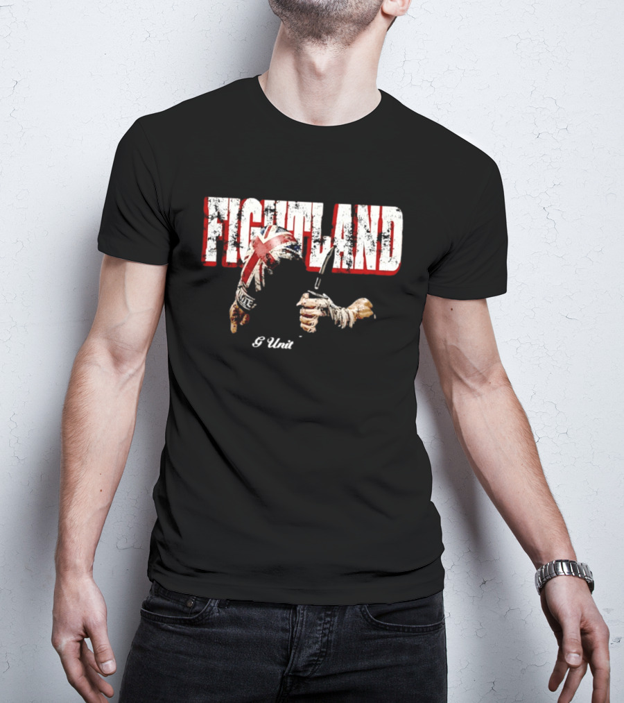 Fightland G Unit British Flag Boxing Gloves T-Shirt