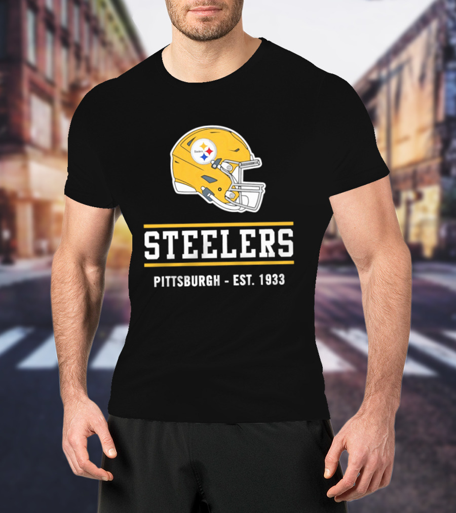 Pittsburgh Steelers Helmet Est 1933 T-Shirt