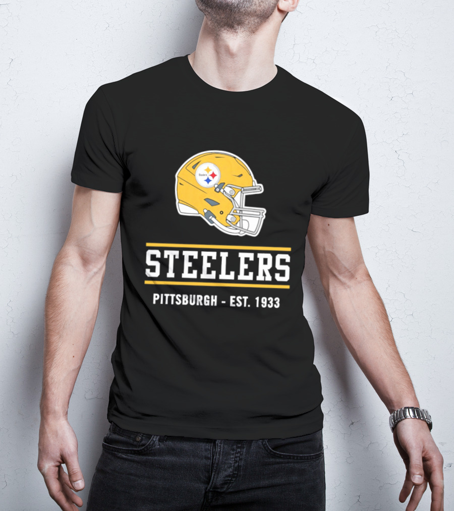 Pittsburgh Steelers Helmet Est 1933 T-Shirt