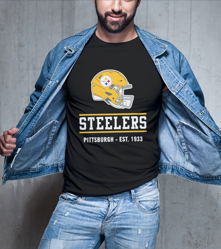 Pittsburgh Steelers Helmet Est 1933 T-Shirt