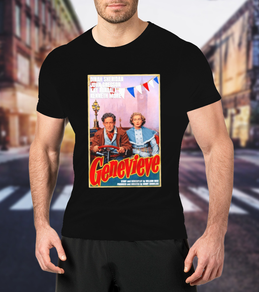 Dinah Sheridan John Gregson Kay Kendall Kenneth More Genevieve Movie T-Shirt