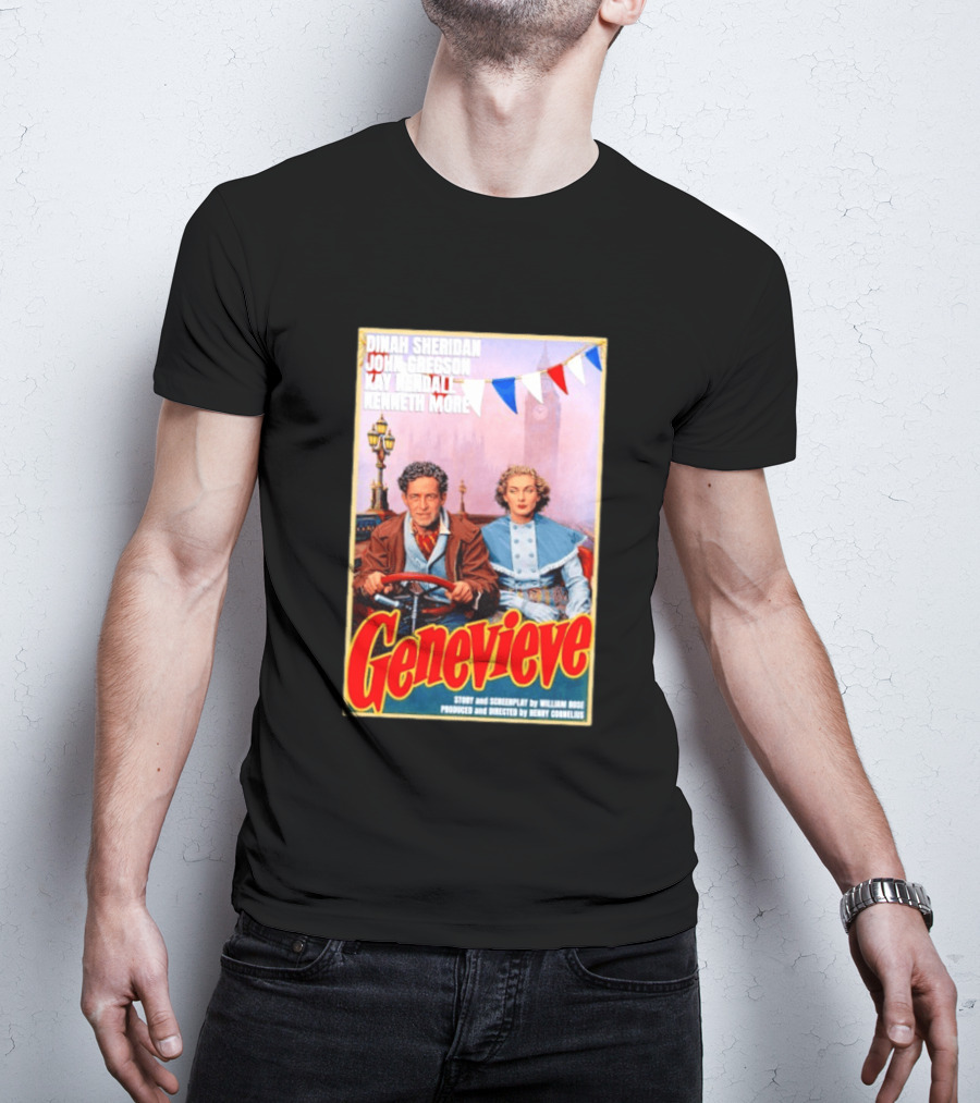 Dinah Sheridan John Gregson Kay Kendall Kenneth More Genevieve Movie T-Shirt