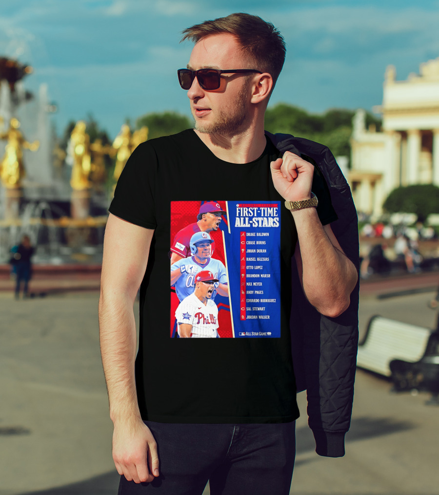 MLB National League First Time All Stars T-Shirt