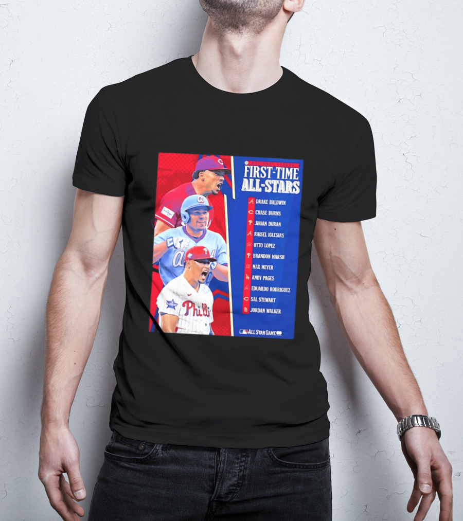 MLB National League First Time All Stars T-Shirt