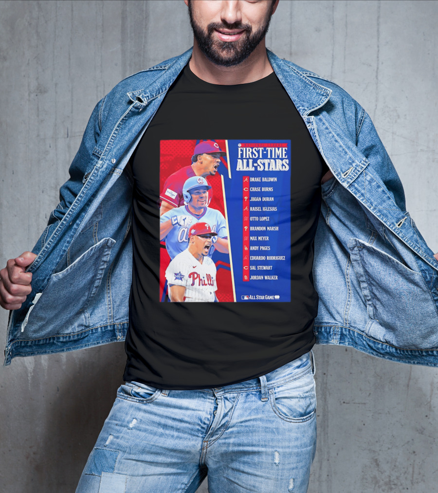 MLB National League First Time All Stars T-Shirt
