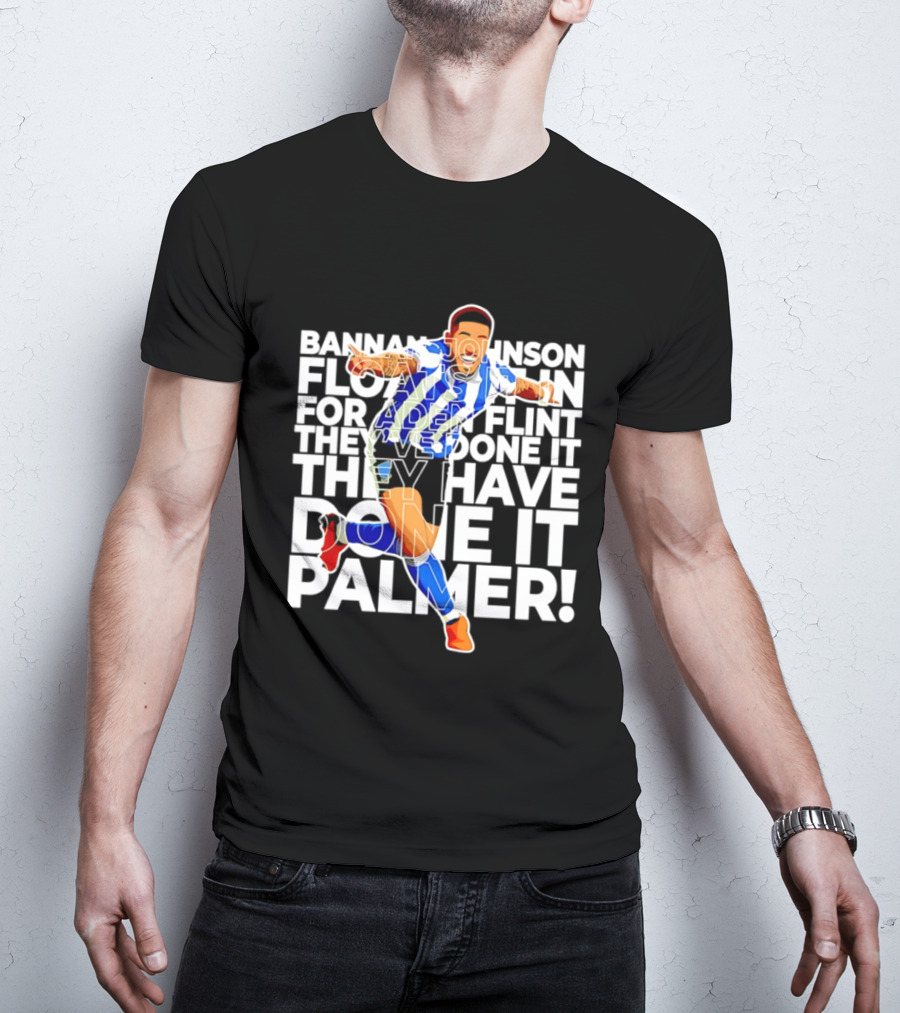 Bannan Johnson Flint Palmer Sheffield Wednesday Victory Celebration T-Shirt
