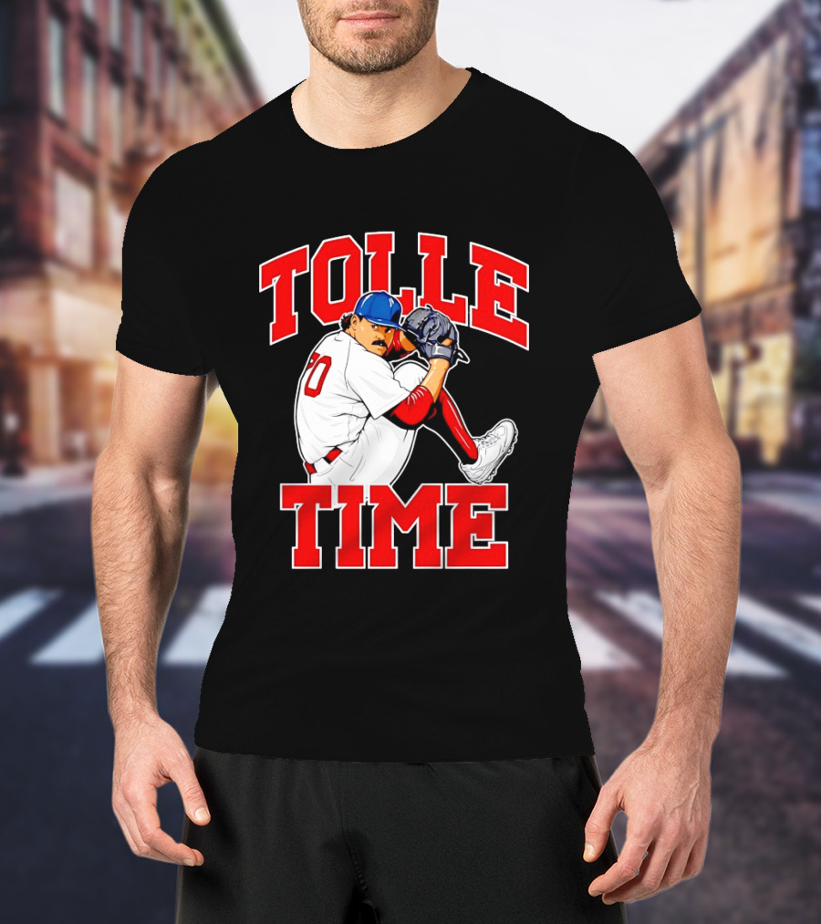 Tolle Time Payton Tolle Boston Red Sox Pitching Baseball T-Shirt