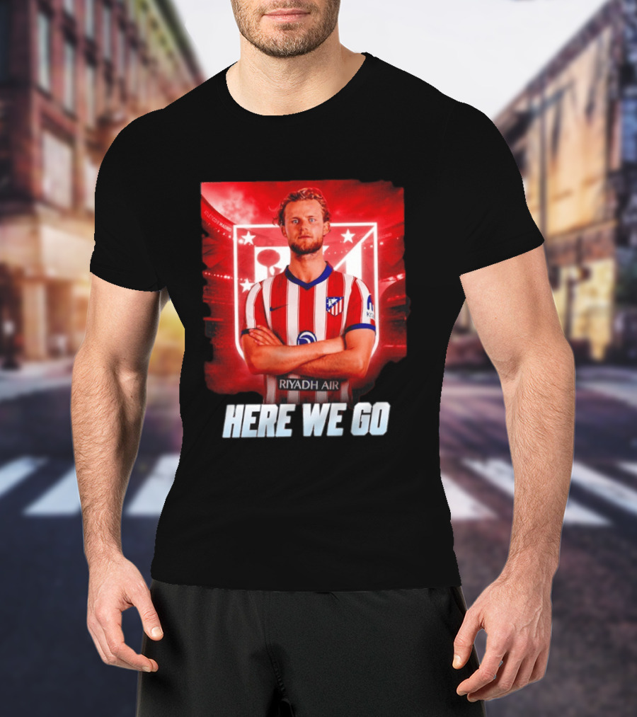 Atlético Madrid Transfer Morten Hjulmand Here We Go Announcement T-Shirt