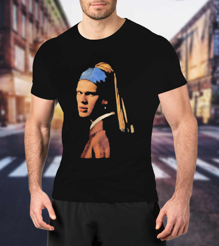 Norway Erling Haaland Girl With A Pearl Earring Meme T-Shirt