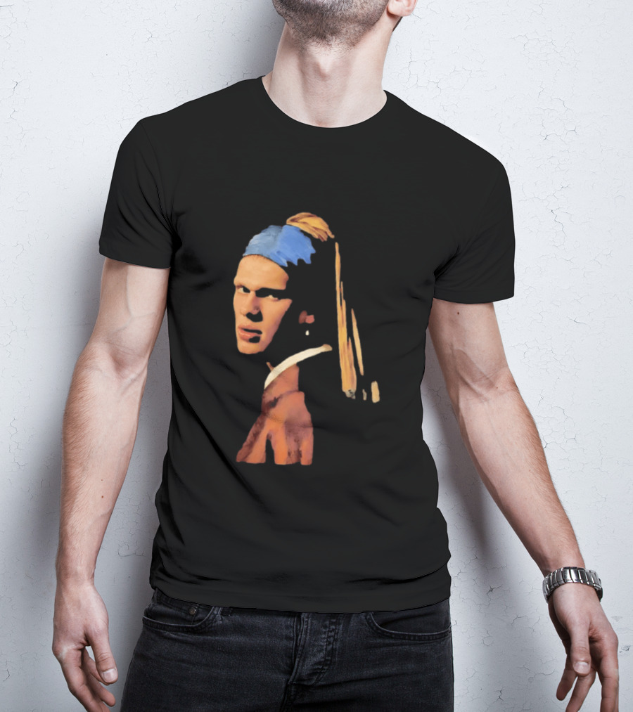 Norway Erling Haaland Girl With A Pearl Earring Meme T-Shirt