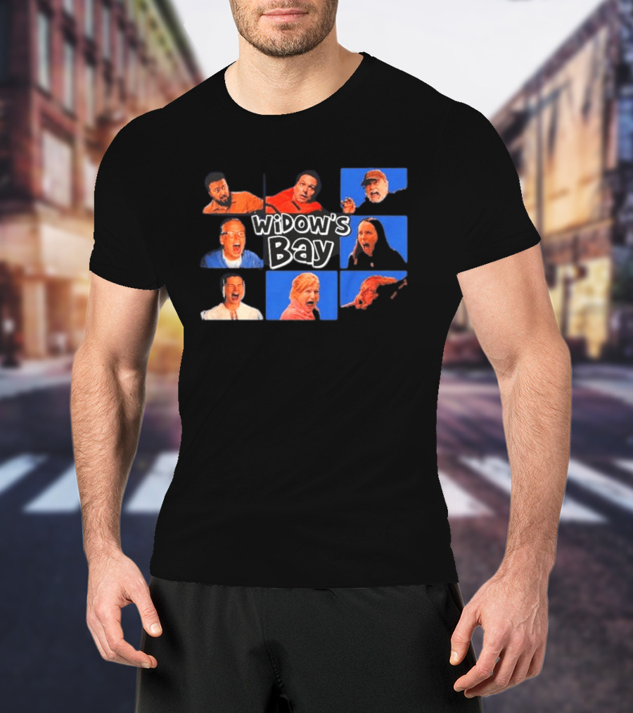 Widow's Bay Collage With Diverse Expressions T-Shirt