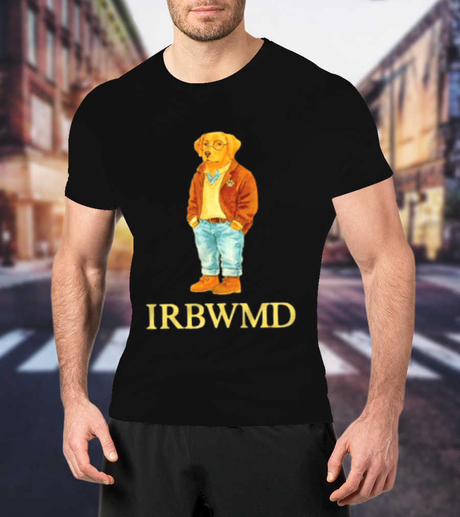 IRBWMD Golden Retriever Reading Companion T-Shirt