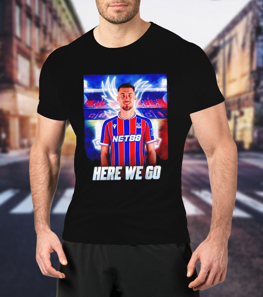 Oscar Mingueza NET88 Crystal Palace Here We Go T-Shirt