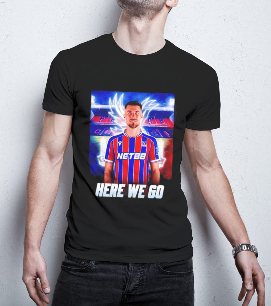 Oscar Mingueza NET88 Crystal Palace Here We Go T-Shirt