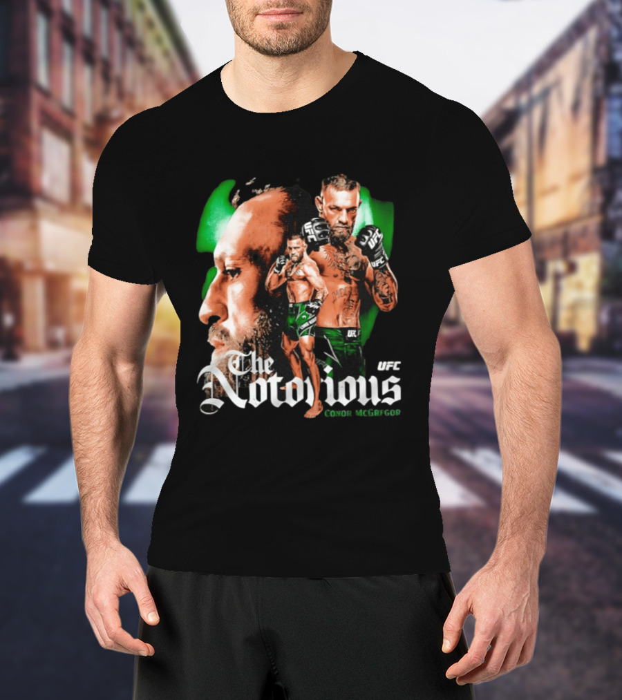 The Notorious Conor McGregor UFC Aura 329 Combat Strength T-Shirt