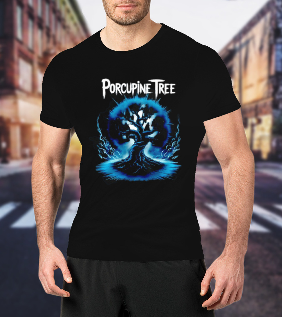 Porcupine Tree Psychedelic Evil Tree T-Shirt