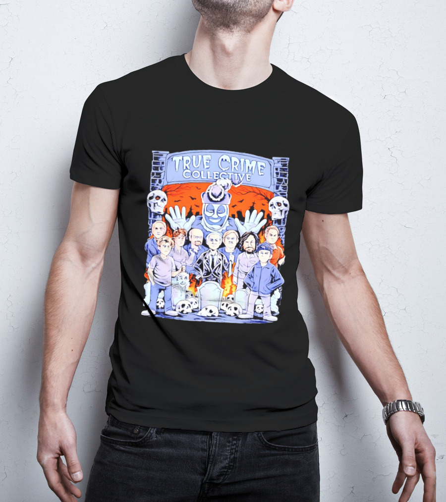 True Crime Collective Serial Killer Collage T-Shirt