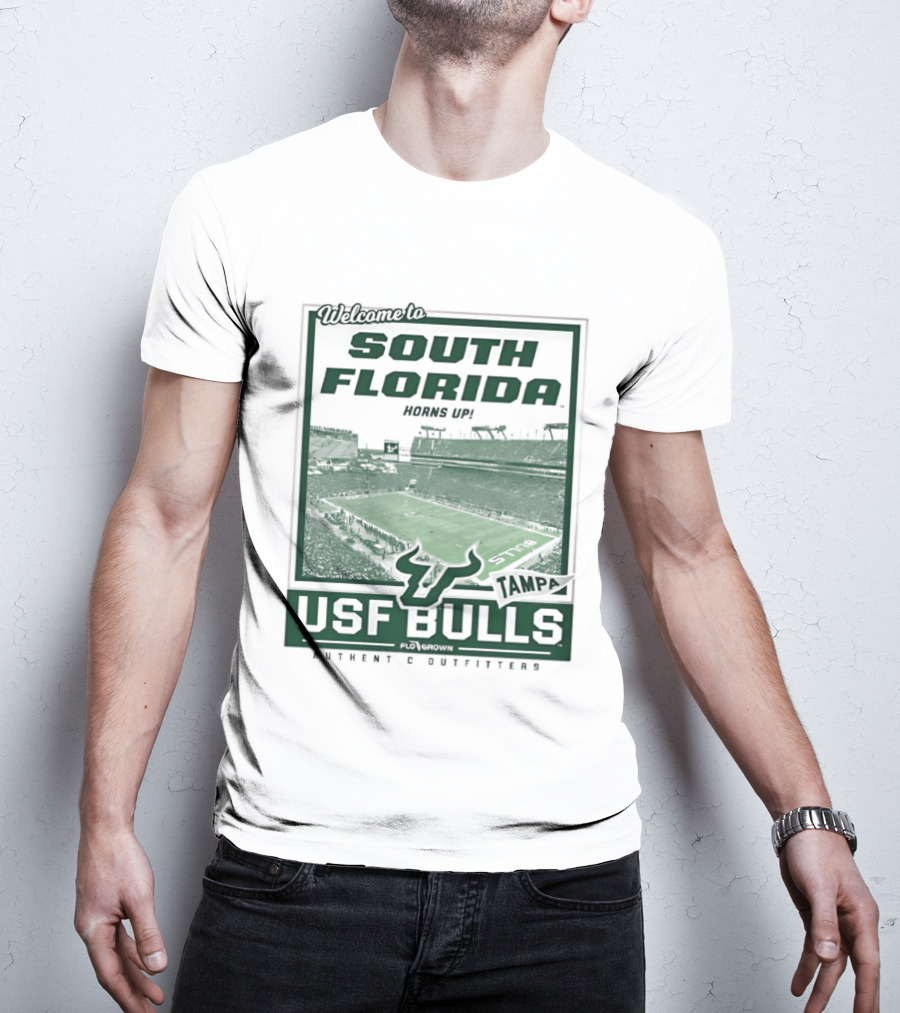 Welcome To South Florida Raymond James Stadium USF Bulls Football T-Shirt